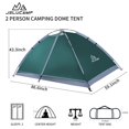 thumbnail image 2 of Carpa de Camping JELUCAMP Tipo Cúpula para 1-2 Personas, Impermeable y Liviana, 2 of 7