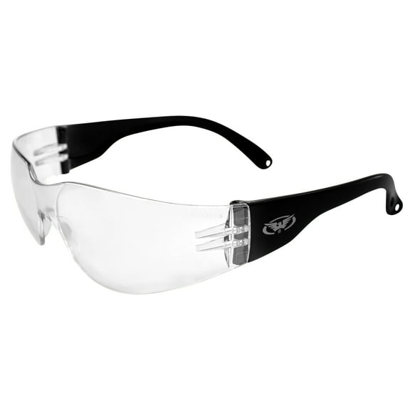 Global Vision Rider Safety Glasses, Clear Mirror (Qty 1)