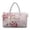 Cherry Blossom Butterfly, variant on Pzuqiu Women's Large Quilted Weekender Duffle Bag, Cute Whale Pattern Lightweight Puffy Travel Carry On Tote, Soft Heavy-Duty Overnight/Gym Bag with Adjustable Strap Portable