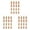 Coffee 3PCS, variant on 16 Pack Soft Wood Corks Tapered Cork Wooden Beer Bottle Stopper Replacement Leakproof Wine Bottle Corks For Wine Making Craft 0.67 X 0.91 X 0.98 Inch