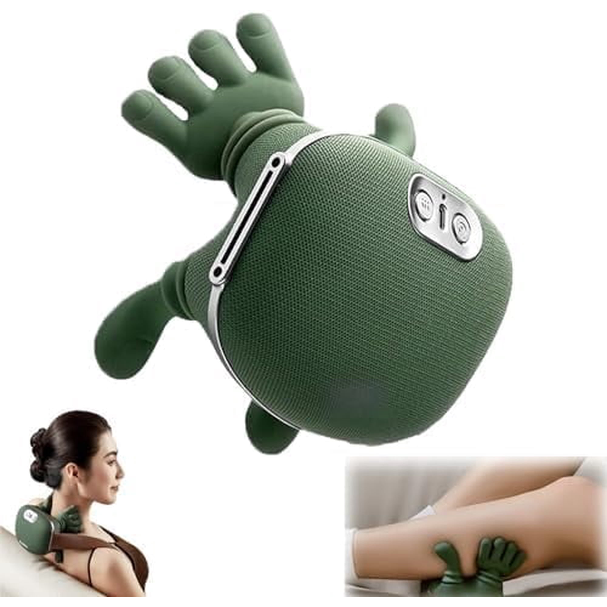 Massage Master for Shoulder, Shiatsu Back and Neck Massager for Neck, Lower Abdominal, discomfort Relief Deep Tissue with 3-Speed Adjustment Gifts for Women, Men, Mom and Dad