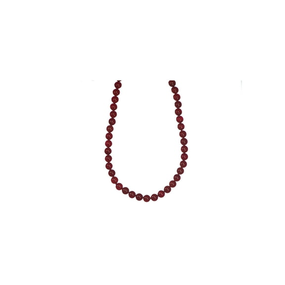 LTC Designs 8mm Red Agate (Carnelian) Endless Necklace, 30"