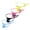 Muti02/4pack, variant on Men's Ice Silk Thongs Underwear Tagless Lingerie Bikini Underwear Low-Rise Backless T-Back Multi02/5pack M