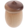 thumbnail image 4 of Japanese Style Mini Acorn Shaped Toothpick Holder Wooden Toothpick Jar, 4 of 8