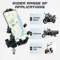 thumbnail image 3 of Motorcycle Fork Stem Phone Mount with Vibration Dampener, Adjustable Cellphone Holder Screw - M8, 3 of 8