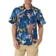thumbnail image 1 of CAMISAS DE HOMBRE CORTAS DE INSPIRACIÓN CHIC, CON ESTAMPADO FLORAL, BOTONES EN LA PARTE FRONTAL, PLAYERA DE PLAYA HAWAIANA 38 AZUL MARRÓN, 1 of 6