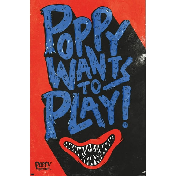 Poppy Playtime - Poppy Wants To Play Wall Poster, 22.375" x 34"
