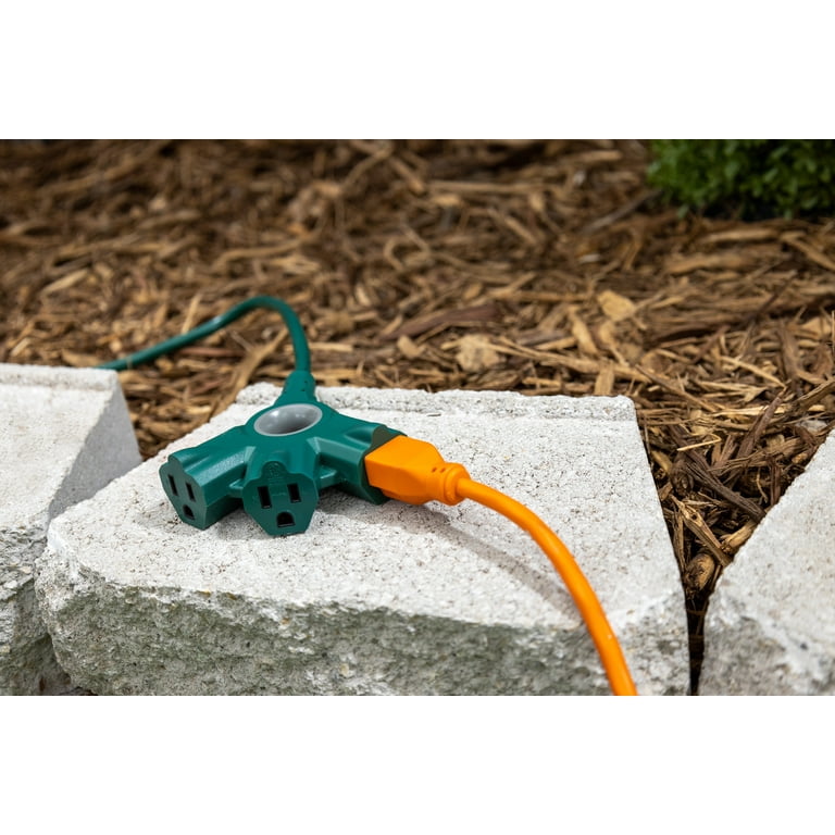 IONOS 4 Socket Cable Reel, 5m Green Extension Lead At £11