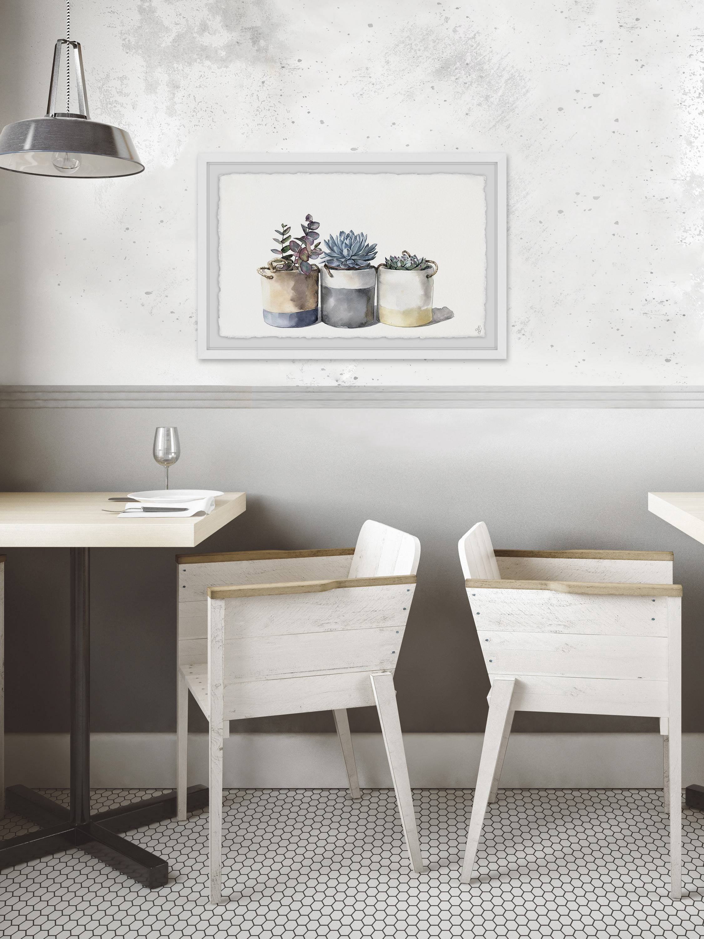 Marmont Hill Granny's Cacti Framed Wall Art
