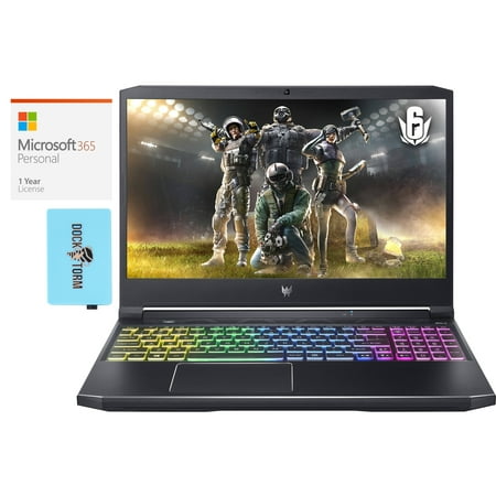 Acer Predator Helios 300 Gaming/Entertainment Laptop (Intel i9-11900H 8-Core, 15.6in 144Hz Full HD (1920x1080), Win 11 Home) with Microsoft 365 Personal , Hub