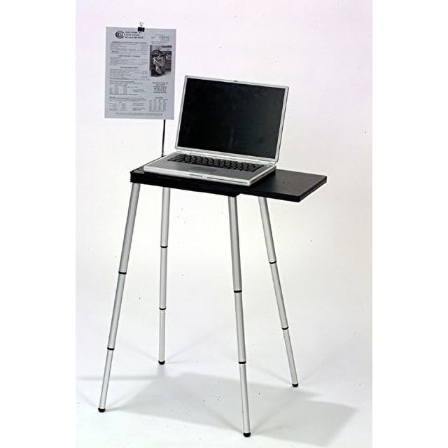 Soporte mesa computadora portátil/notebook ajustable altura, portátil, compacto y ligero Tabletote negro