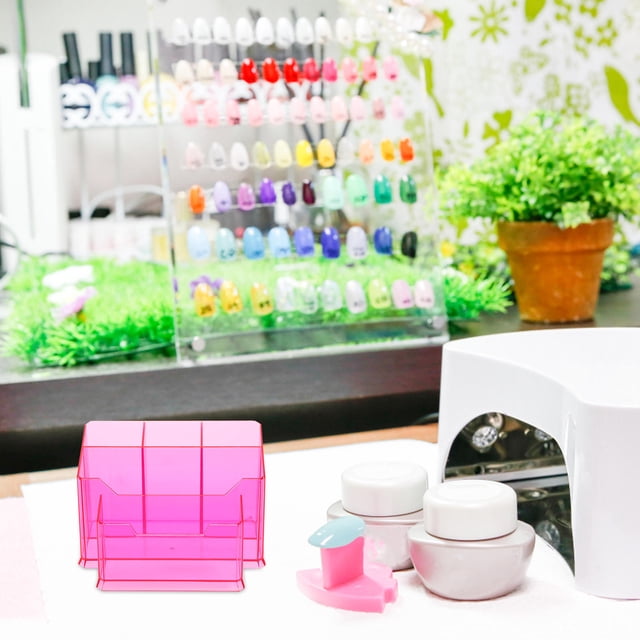 FESTFENDS Organizador De Brochas De Maquillaje Y Acrílico Color Rosa Y Funcional