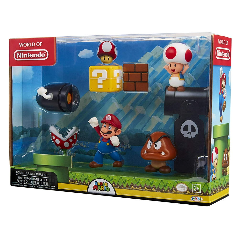 Super Mario 2.5 inch 5 Figure Diorama Gift Set