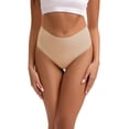 thumbnail image 3 of OEIOEI Seamless Thongs for Women High Waisted Ladies Underwear No Show Panties 5 Pack(L,Basic), 3 of 10