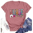 thumbnail image 3 of YI XIANG RAN School Nurse Shirt Women Nursing Student T-Shirt Nurse Gift Casual Short Sleeve Inspirational Tee Tops, 3 of 6
