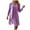 Purple, variant on Women's Two Pieces Sets Mother of the Bride Dress Suits with Hollow Long Sleeve Cardigan Formal Dressy Elegant Outfit Pink M