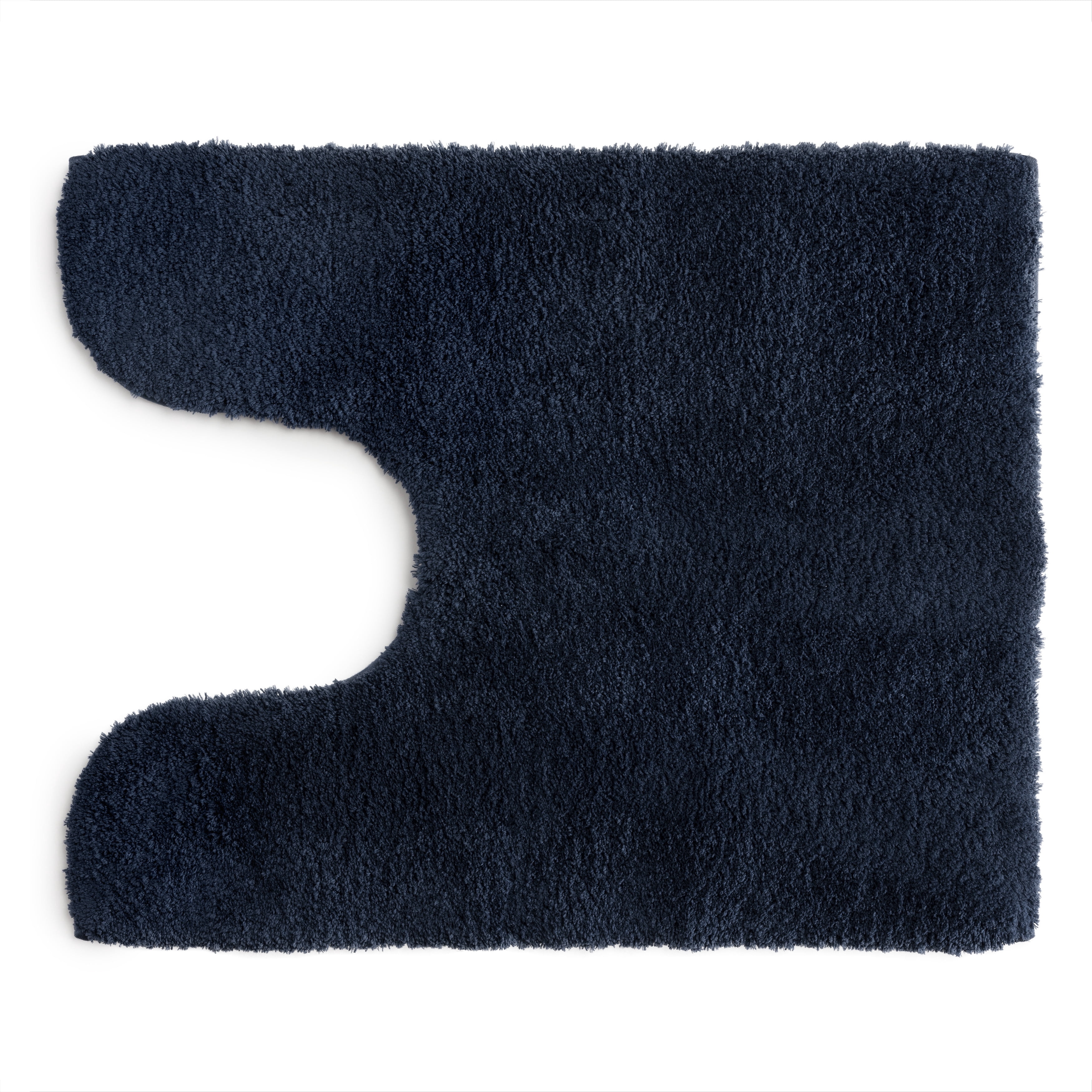 Better Homes & Gardens Ultra Soft Polyester Contour Rug, Blue Admiral