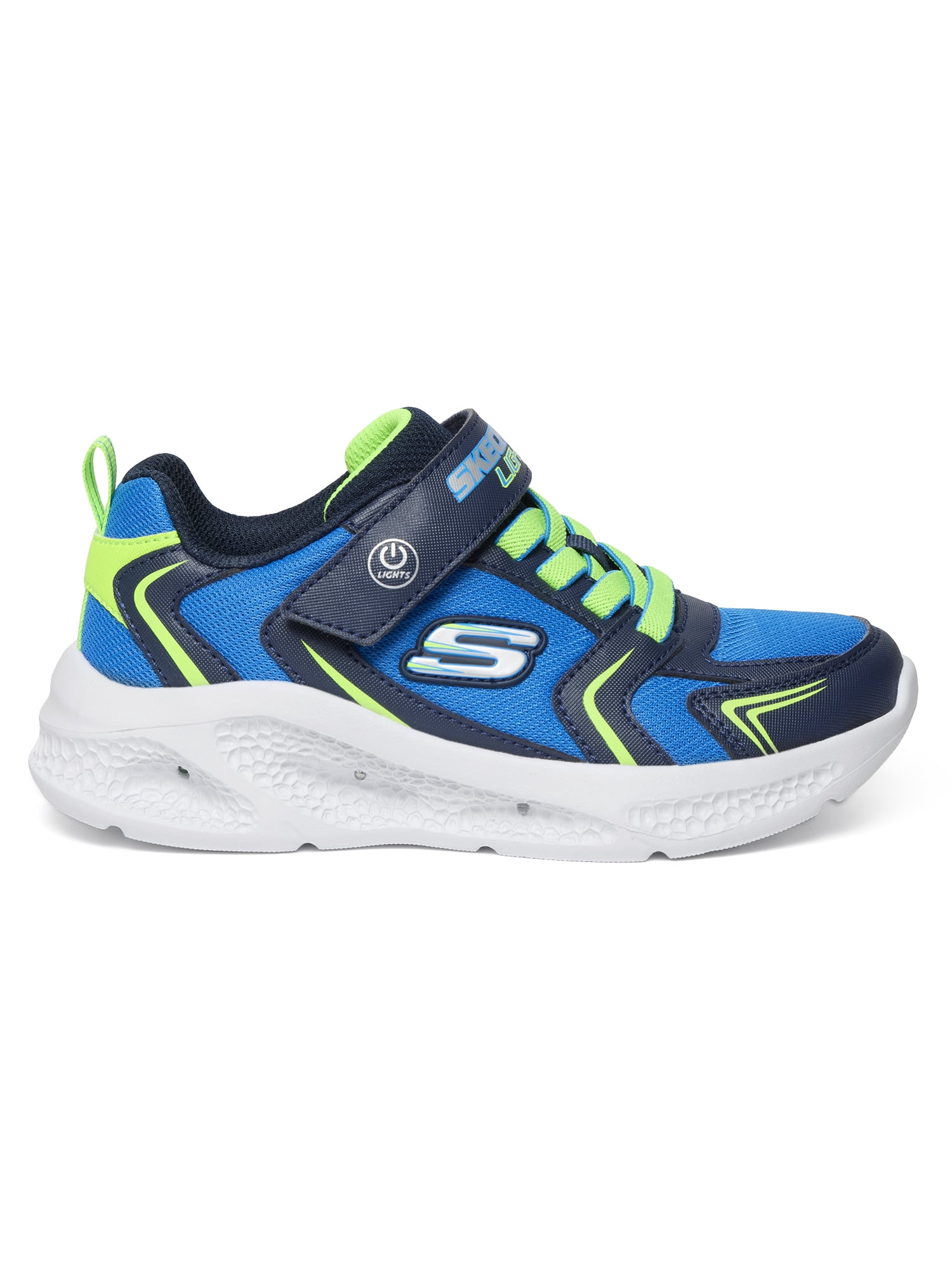 Skechers Boys Crater-Light Up Velcro Strap Sneakers