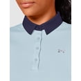 thumbnail image 2 of Under Armour Womens Short Sleeve Golf Polo,Blue Frost (494)/Blue Ink,X-Small, 2 of 4