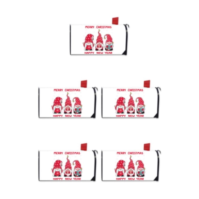 Guardoinrt Weather-resistant And Robust Spring Mailbox Cover Mail In Style Vivid Print YTYH2309086 5Set