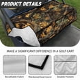 thumbnail image 6 of Whosucclay Autumn Camo Tree Leaf Pattern Soft Golf Cart Seat Protector, 4 Pockets Golf Cart Seat Cover for Yamaha Club Car EZGO, 52.36"x 32.28", 6 of 7