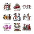 thumbnail image 2 of Parches de transferencia de hierro para ropa DIY, artesanía lavable, camiseta para mujer, transferencia de calor, pegatina para ropa de Feliz Navidad T16696, 2 of 4