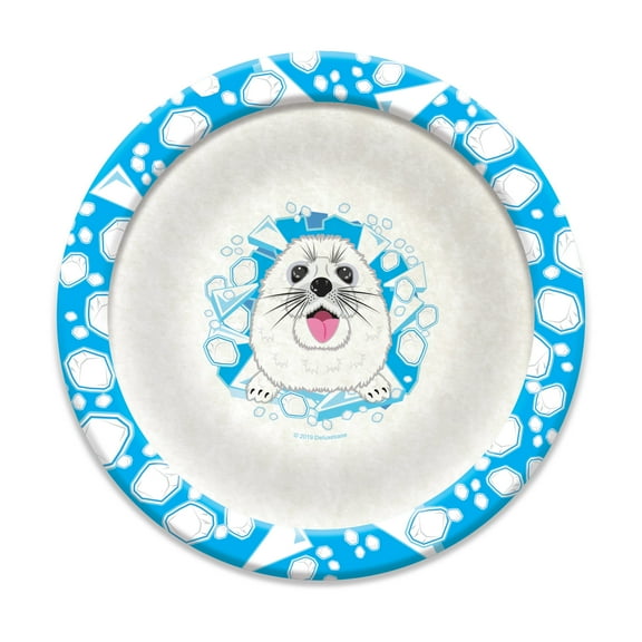 Ecoware Bowl - Seal from Deluxebase. Eco-Friendly Bamboo Animal Bowl for Kids and Toddlers