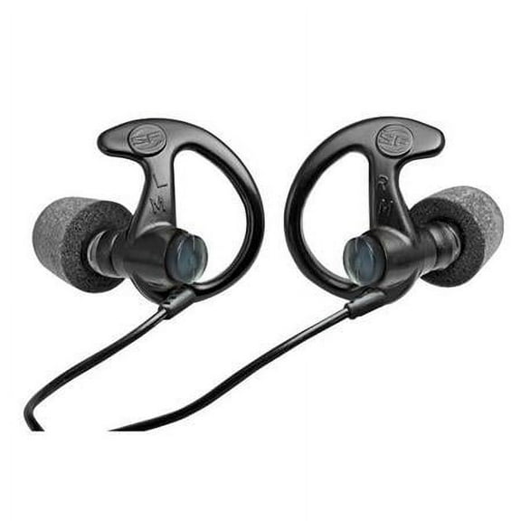 EP10 30dB NRR, Sonic Defender Ultra Max Earplugs, Black, Med