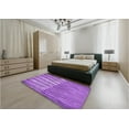 thumbnail image 4 of Ahgly Company Indoor Square Patterned Heliotrope Purple Area Rugs, 8' Square, 4 of 6