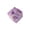 C, variant on Pink Squishy Stress Cube with 3D Bubble Texture and Floral Inclusion, Slow Rising Squeeze Toy for Relaxation Relief