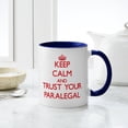 thumbnail image 4 of CafePress - Keep Calm And Trust Your Paralegal Mugs - 11 oz Ceramic Mug - Novelty Coffee Tea Cup, 4 of 4