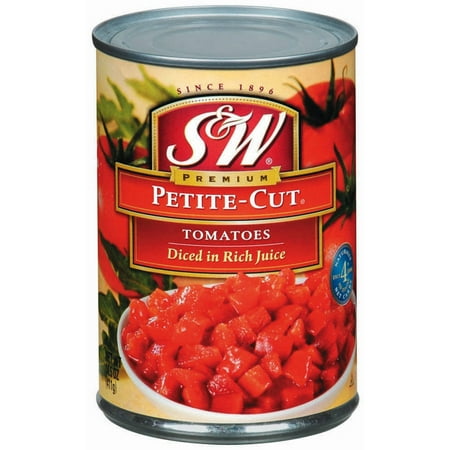 S&W Petite-Cut Diced Tomatoes, 14.5 oz