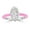 Pink, variant on Bob Mackie Jewelry Silver Plated Brass Turquoise Enamel Marquise Cut White Cubic Zirconia Ring, Size 8