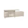 thumbnail image 2 of Mueble Rack Cruzado 2 puertas para TV hasta 65” Mármol/Blanco, 2 of 6