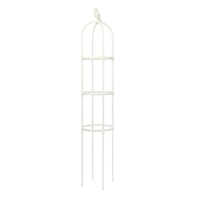 Support de Plantes Grimpantes Treillis de Jardin Étagère Durable Hauteur 59 Pouces Support de Tomates Roses