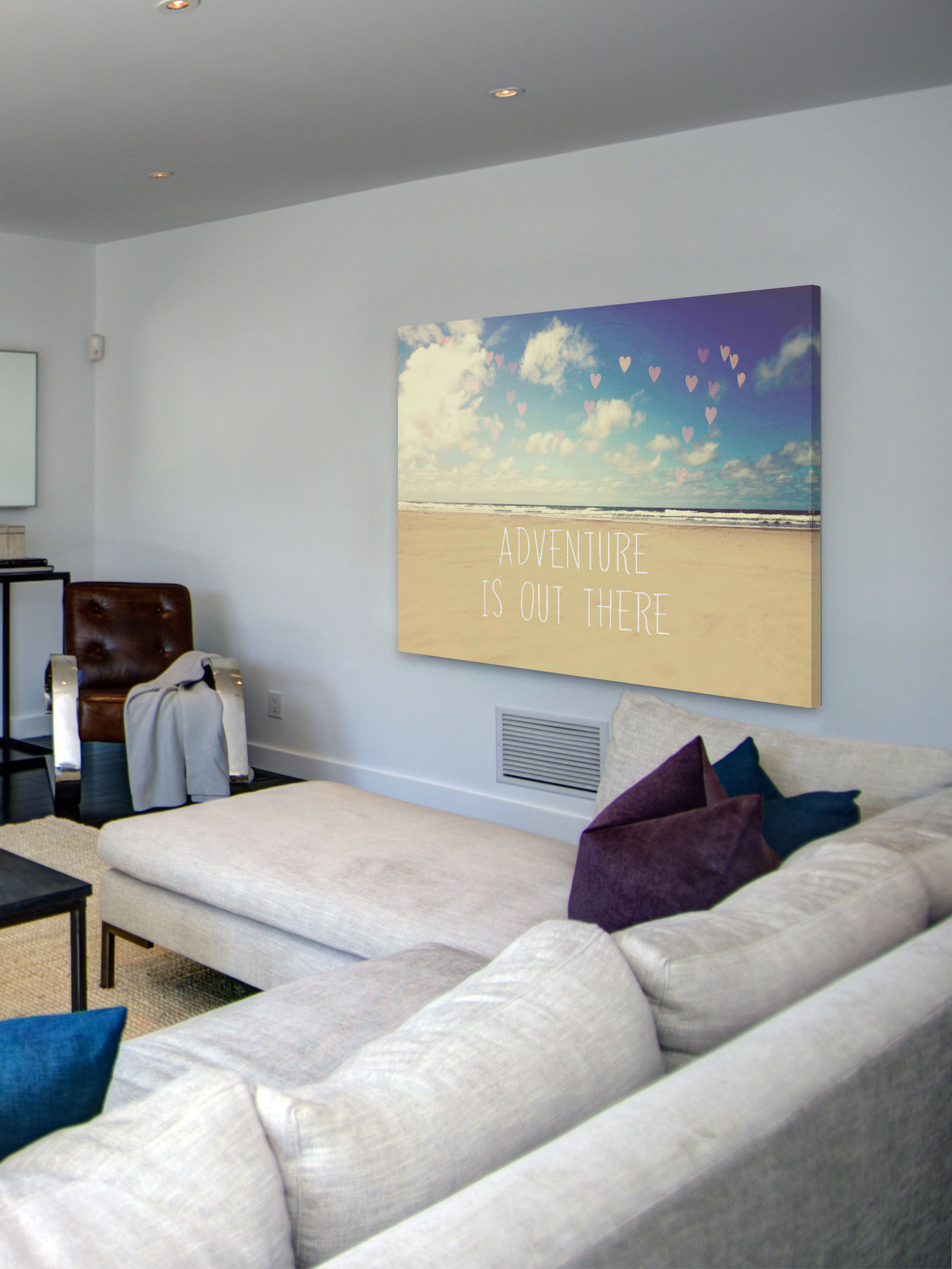"Adventure Is out There" Painting Print on Wrapped Canvas