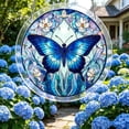 thumbnail image 5 of Acrylic Puzzles Suncatcher Window Hanging, 7.4 Inch Animals Sun Catcher Acrylic Puzzles Garden Decoration for Women Men Mom Birthday Gift Home Decor (Blue Butterfly), 5 of 5