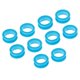 thumbnail image 3 of Paquete de 10 anillos para s de peluquería profesional, insertos de agarre, anti-y Azul claro Yuyangstore Inserciones de anillos de dedo, 3 of 8
