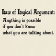 thumbnail image 3 of CafePress - Law Of Logical Argument Light T Shirt - Light T-Shirt - CP, 3 of 4