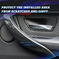 thumbnail image 3 of Xotic Tech Door Handle Cover Pull Strap Outer Protective Trim, Carbon Fiber Pattern, Compatible with BMW F30 F31 F34 F36 3GT 3 4 Series (4 pcs Set), 3 of 9