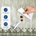 thumbnail image 3 of COZONY 8'x10' Modern Bordered Area Rug, Soft Washable Non-Skid Low Pile Carpet for Living Room, Green, 3 of 7