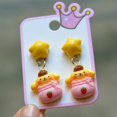 thumbnail image 1 of Pendientes para niños, clip para orejas de bebé Sanrio, novedad de 2024, clip para orejas de niña de dibujos animados de princesa, joyería bonita para niñas, 1 of 5