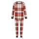 thumbnail image 5 of Pijama navideño para hombre, blusa y pantalones con estampado navideño a cuadros., 5 of 5