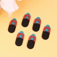 thumbnail image 5 of FRCOLOR Webcam Cover 6PCS Oval Webcam Privacy Camera Slider Protect Cover Shutter Sticker for Laptop Tablet Phone Shutter Sticker (Black),0.71"X0.39"X0.04", 5 of 5