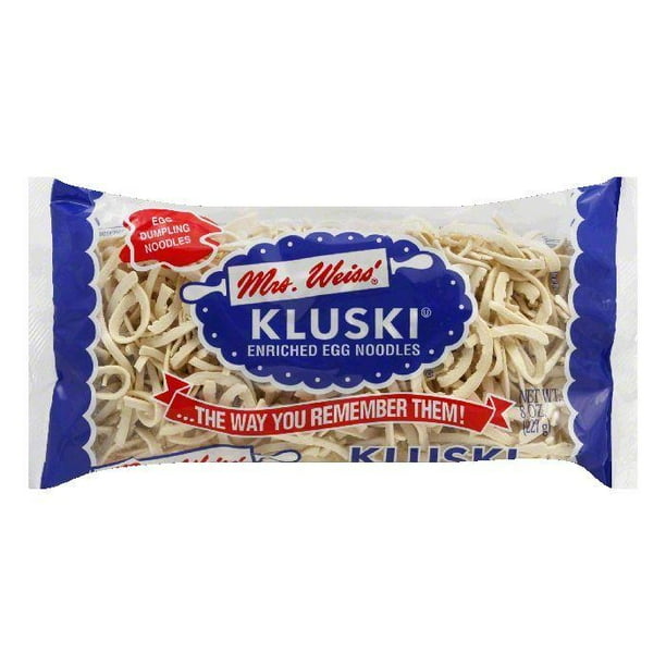 Mrs. Weiss Kluski Egg Noodle, 8 OZ (Pack of 12)