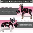 thumbnail image 2 of Kuoser Dog Anxiety Vest, Soft and Reflective Calming Shirt for Dogs, Breathable Pet Anxiety Jacket Wrap for Fireworks, Thunderstorms, Separation, Travel, Black, Medium, 2 of 7