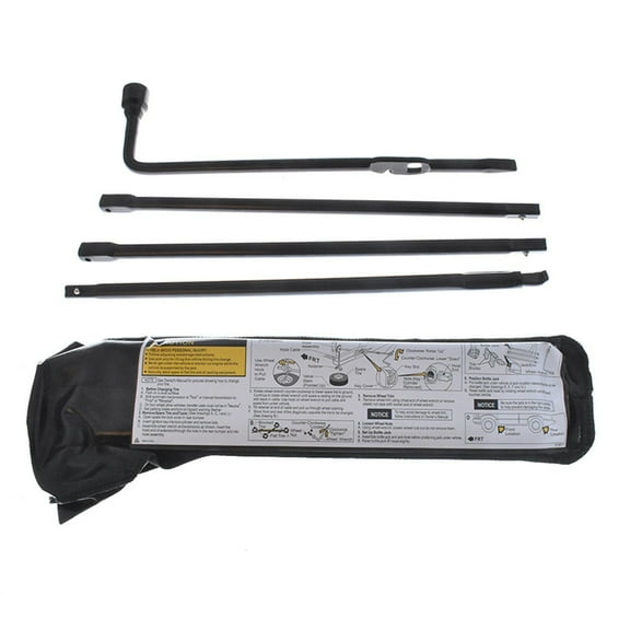 Labwork Spare Tire Lug Wrench Jack Tool Kit for Chevy Silverado 1500 GMC Sierra Yukon