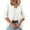 White, variant on Ediodpoh Ladies Fashion Casual Solid Color Three Quarter Sleeve Cardigan Short Coat with Scallop Hem Womens Cardigan Black M