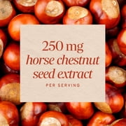 Natures Way Horse Chestnut Capsules, Promotes Healthy Leg Veins*, 250 mg per Serving, 90 Count