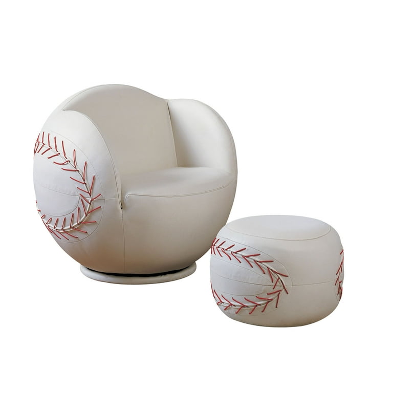 Acme Furniture All Star Kids Baseball Chair and Ottoman Walmart